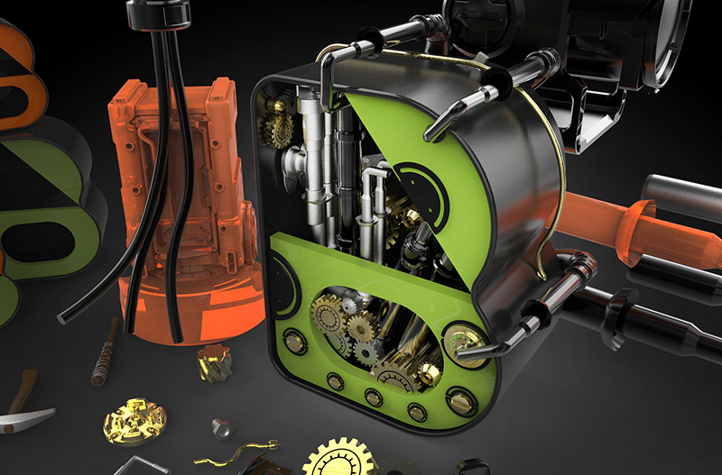 機械(xie)包裝應用